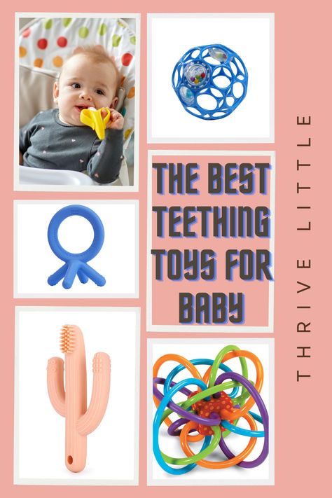 Baby chewing on an oral motor teether, teething toys Newborn Development, Baby Developmental Milestones, Teething Toys For Babies, Best Teething Toys, Infant Play, Oral Motor Activities, Newborn Play, Feeding Therapy, Newborn Tips