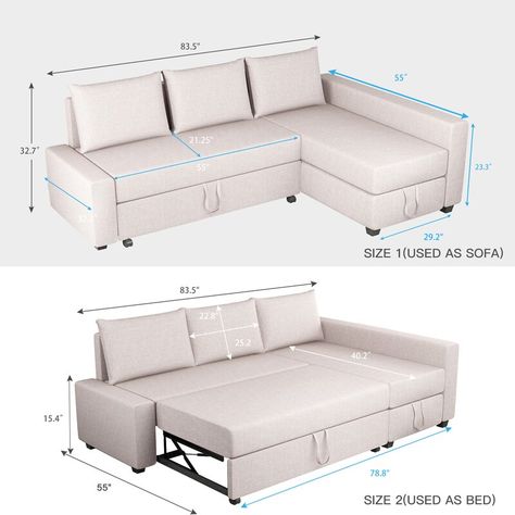 Brayden Studio® Amedea Square Arm Sofa Bed | Wayfair.ca Bed Dimensions Cm, Bed Measurements, Sofa Measurements, Pull Out Sleeper Sofa, Drawings Tutorials, Baby Sensory Play, Square Arm Sofa, Bed Dimensions, Bed Furniture Design