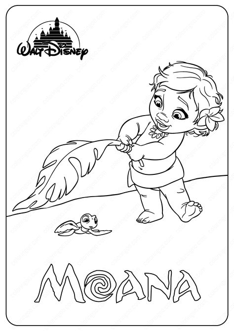 Moana Coloring Sheets, Moana Sketches, Moana Drawing, Disney Coloring Pages Printables, Moana Coloring, Chibi Coloring Pages, Baby Moana, Moana Coloring Pages, Coloring Painting