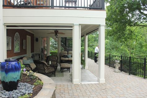 second story deck | Using the Space Under Your Second Story Deck. - Stoett Industries Patio Under Decks, Second Story Deck, Under Decks, Deck Designs, Backyard Playground, Decks Backyard, Diy Deck, Pergola Plans, Decks And Porches