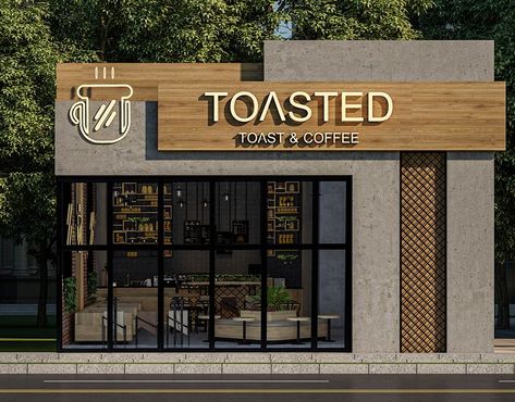 Restaurant Facade, Restaurant Exterior Design, Shop Architecture, Coffee Shop Concept, Cafe Exterior, Retail Facade, Commercial Design Exterior, Bakery Design Interior, Outdoor Restaurant Design