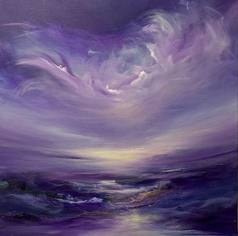 Purple Aesthetic Background, Purple Painting, Seni Pastel, Purple Vibe, Lavender Aesthetic, Purple Themes, Purple Art, Ethereal Art, Purple Wallpaper