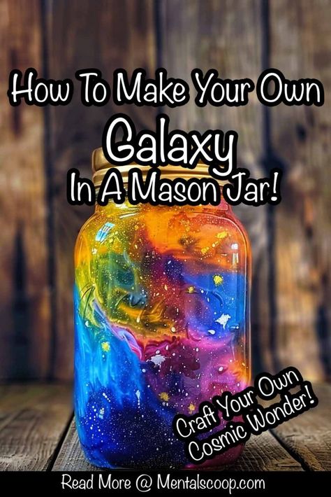 Galaxy In A Jar Diy, Science Projects 2nd Grade, Galaxy Jar Craft, How To Make Galaxy Jars, Galaxy Jars Diy For Kids Easy, Galaxy Activities For Kids, Galaxy Jars Diy For Kids, Galaxy Crafts For Kids, Space Suncatchers