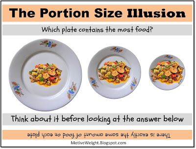 Clients often tell me they prefer to just eat less on a normal plate. However, using the small plate makes it look far more satisfying! This is a great help when we are not used to seeing small serves. Helps with those mind games after weight loss surgery. Portion Distortion, Food Cost, Portion Sizes, Diet Motivation, How To Eat Less, Eat Right, Diet Tips, Food For Thought, Healthy Choices