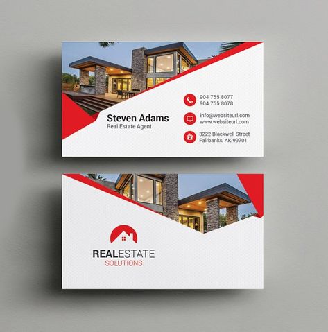 Property Business Card, Construction Business Cards Ideas, Visiting Card Creative, Architecture Business Cards, Creative Real Estate, Real Estate Business Card, Stationery Business Card, Design Real Estate, Construction Business Cards