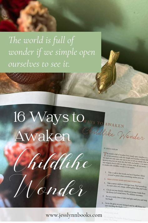 Bella Grace: 16 Ways to Awaken Childlike Wonder — Jess Lynn | writing between worlds Bella Grace Magazine, Childlike Wonder, Think Too Much, Upcoming Books, They Said, On My Way, An Article, Our Body, My Way