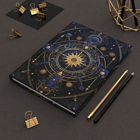 "Ready to level up your journaling game? worry not, I've got you.  This cool Celestial theme Hardcover Moon Magic Spell Journal and Notebook Is not just a book; the Standout Journal is your own Sacred Space for writing and capturing your thoughts uniquely and stylishly. FEATURES: - Size: A5 Journal / Notebook - Dimensions: 5.75\"x8\" - Full wraparound print - 150 lined pages (75 sheets) - Matte finish, perforated pages for easy tear  - Casewrap binding Grab one and enjoy Jotting down your thoughts with a touch of flair!  Thank you for Shopping at my Store and supporting my Small Business. Moon Magic Witch Journal Witch Notebook ,Spell Book Journal Book of Shadows Journal, Witchy Grimoire Journal,Moon Phases ,Book Grimoire, Spell Book" Magic Book Aesthetic, Witchy Grimoire, Spell Journal, Fantasy Notebook, Witch Notebook, Book Of Shadows Journal, Grimoire Journal, Witch Journal, Celestial Theme