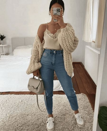 fall outfits Grunge Winter Outfits, Chunky Sweater Outfit, Grunge Outfits Winter, Casual Date Night Outfit, Outfit Elegantes, Outfit Grunge, Outfits Con Jeans, First Date Outfits, Winter Layers