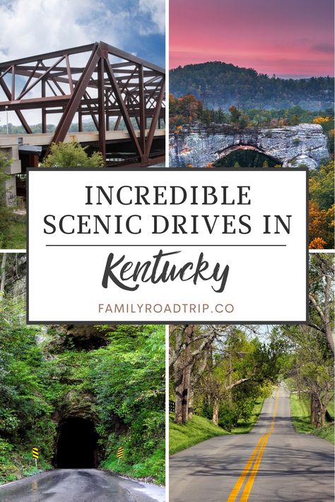 Kentucky is known for its southern roots and the state has an abundance of beautiful land to enjoy and relaxing drive | Best scenic drives in Kentucky | Essential stops you’ll want to make driving in Kentucky | Planning a drive in Kentucky with your family | Tips for a Kentucky Road Trip | Road trip inspiration for Kentucky | From the road trip experts at familyroadtrip.co Kentucky Trip Ideas, Kentucky Vacation Ideas, Kentucky Road Trip, Ark Encounter Kentucky, Travel Kentucky, Hopkinsville Kentucky, Route 66 Trip, Kentucky Vacation, Kentucky Lake