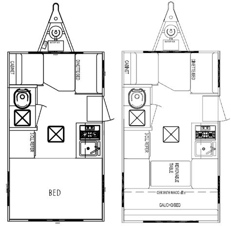 camper (for further Reference) Scotty Camper, Small Travel Trailer, Travel Trailer Interior, Travel Trailer Floor Plans, Cargo Trailer Camper Conversion, Serro Scotty, Camper Flooring, Gerobak Dorong, Small Caravans