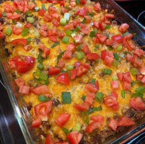 Weight Watchers Taco Casserole - RecipesClub Cool Diet Recipes, Weight Watchers Pasta, Weight Watchers Casserole, Blueberry Snacks, Garlic Pasta Sauce, Sausage Spaghetti, Instant Breakfast, Easy Vegetarian Dinner, Taco Casserole