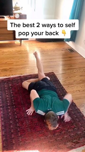 Moore Wellness on Instagram: "Best 2 ways to pop your back! Even if you don’t experience a pop or crack, these movements are amazing for mobility and provide a great stretch for the body! #body #stretching #pop #selfcare" Pop Your Back, Cracking Your Back, Jiu Jutsu, Yoga Master, Lower Back Pain Exercises, Lower Back Exercises, Neck Pain Relief, Back Pain Exercises, Body Pain