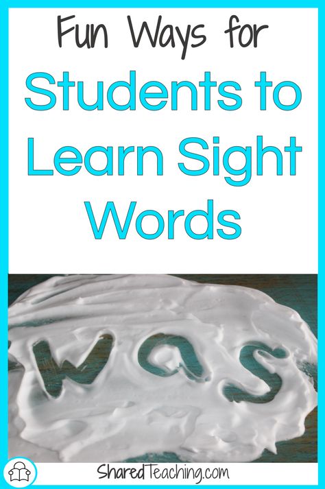 Best Ways To Teach Sight Words, Fun Ways To Practice Sight Words, Fun Ways To Learn Sight Words, Words For Students, Learn Sight Words, Preschool Sight Words, Snap Words, Sounding Out Words, Learning Sight Words