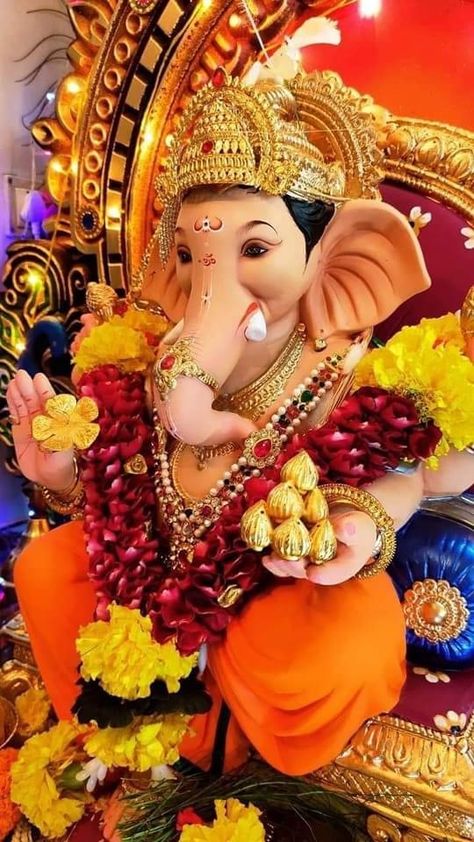 Shree Ganeshay Namah, Ganesh Pic, Jai Shree Ganesh, Ganpati Photo Hd, Bappa Photo, Photos Of Ganesha, Ganesha God, Laxmi Narayan, Ganpati Bappa Wallpapers