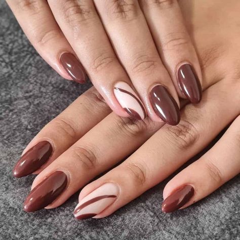 Galactic Glam, Nails Maroon, Maroon Nail, Line Nail Designs, Nails Burgundy, Nails Star, Pride Nails, Nail Shades, Nails Top