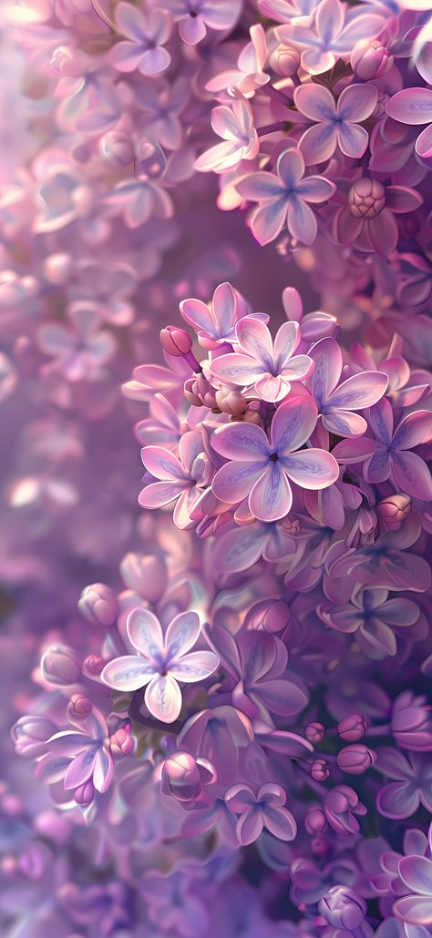 Lilac Dreams iPhone Wallpaper 4k HD - Your iPhone will bloom with this wallpaper featuring shades of lilac and soft floral patterns for a girly, dreamlike atmosphere. Wallpaper In Purple Color, Lavander Wallpaper Phone, Flower Phone Wallpaper Aesthetic, Pink Simple Wallpaper Iphone, Iphone Floral Wallpaper, Real Flower Background, Cute Phone Backgrounds Iphone Wallpaper Pattern, Iphone Wallpaper Girly Lockscreen, Full Screen Hd Wallpapers