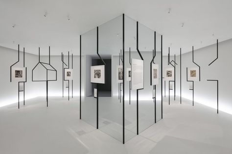 Escher's work lies "between the impossible and the possible" says Nendo's Oki Sato Led Exhibition Design, Exhibition Space Design, Immersive Exhibition, Exhibition Display Design, Museum Exhibition Design, Art Galleries Design, Art Gallery Interior, Between Two Worlds, Mc Escher