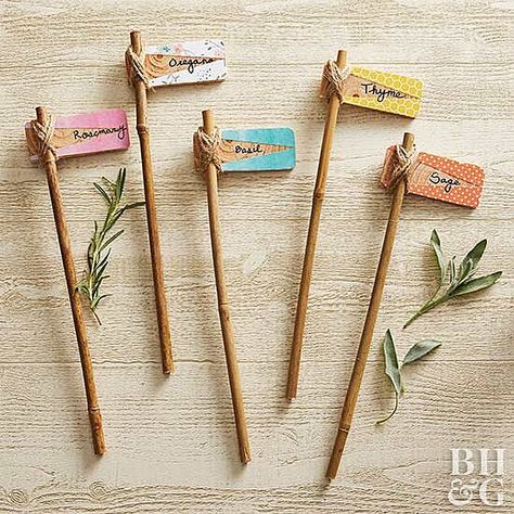 Plant Markers Diy, Diy Plant Markers, Garden Markers Diy, Herb Garden Markers, Garden Plant Markers, Diy Marker, Herb Markers, Garden Tags, نباتات منزلية