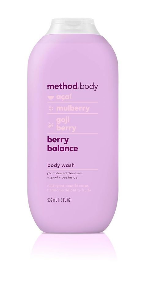 Amazon.com : Method Body Wash, Berry Balance, Paraben and Phthalate Free, 18 oz (Pack of 1) : Beauty & Personal Care Method Body Wash, School Emergency Kit, Best Body Wash, Perfume Body Spray, Fancy Makeup, Perfume Scents, Skin Essentials, Shower Routine, Body Skin