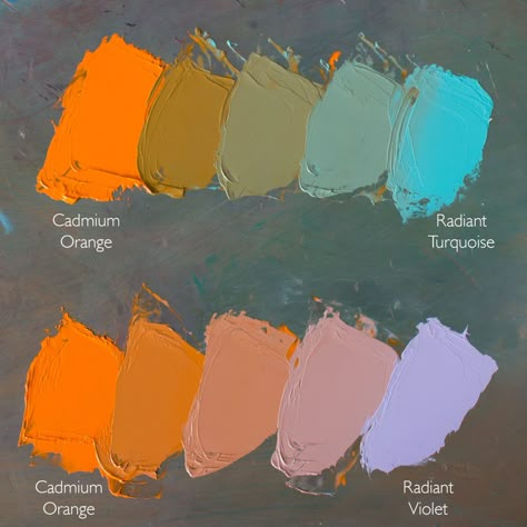 Color Mixing Chart Acrylic, Mixing Paint Colors, Oil Painting Tips, Color Mixing Chart, Art Theory, Oil Painting Techniques, 수채화 그림, Georges Braque, Digital Painting Tutorials