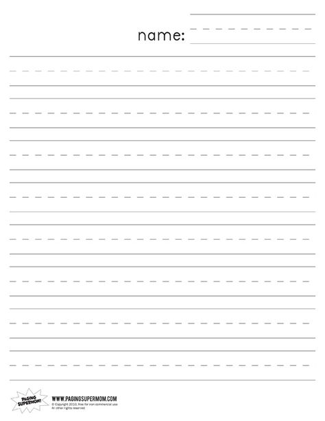 Click the link above to download our free printable primary lined paper with larger lines suitable for Pre-school and Kindergarten students. Kindergarten Lined Paper, Lined Paper For Kids, Handwriting Paper Kindergarten, Primary Writing Paper, Kindergarten Writing Paper, Primary Writing, Printable Lined Paper, Handwriting Paper, Lined Writing Paper