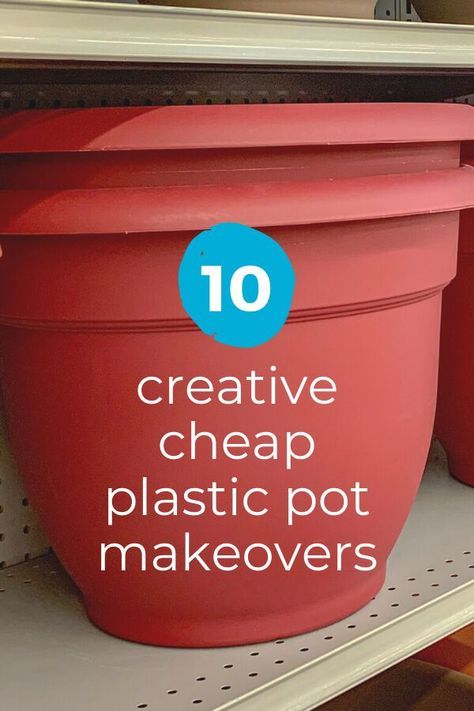 Cheap Flower Pots, Terra Cotta Pot Crafts Diy, Plant Pot Diy, Terra Cotta Pot Crafts, Planting Pots, Painted Pots Diy, Plastic Plant Pots, Flower Pot Crafts, Diy Flower Pots