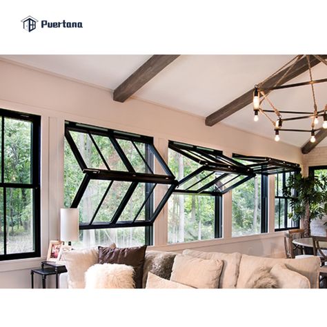 Aluminium Vertical Folding Door And Window Push Up Fold Up Window - Buy Vertical Folding Window,Fold Up Window,Push Up Window Product on Alibaba.com Vertical Sliding Windows, Calm Kitchen, Box Windows, Folding Windows, 3 Season Porch, Porch Windows, Balkon Design, Loft Ideas, Folding Door