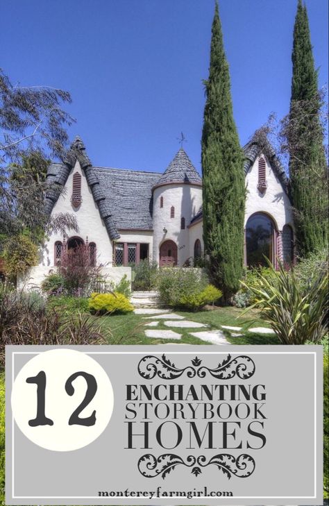 These Beautiful Vintage Storybook Homes from the 1920s will Inspire & Enchant You! Storybook Cottage Kitchen, Storybook Home Interior, Storybook House Floor Plans, Storybook Homes Interior, Storybook Homes Plans, Storybook Cottage House Plans, Story Book House, Storybook House Plan, Fairytale Houses