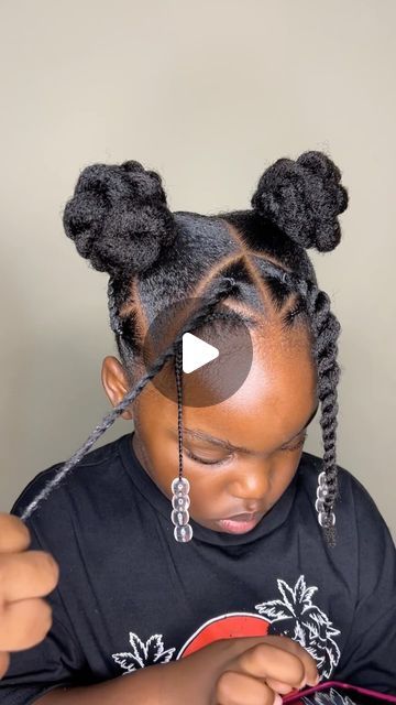 33K likes, 389 comments - kelsgorgeous on March 26, 2024: "Hey guys watch me style Kel’s hair with @_kaleidokids Their new kids line left her hair feeling soft and moisturized and lot at that shine!😍 . . Text KELS to 32687 for 15% off your first purchase ✨ . . #blackgirlmagic #4c #naturalbeauty #4chair #haircare". Slick Back Bun Afro Hair, Natural Hair Styles With Braids Kids, Kiddy Hairstyles Natural Hair, Children Hairstyles Natural Hair, Picture Day Hairstyles Black Kids, Cute Christmas Hairstyles For Kids Black, Puff Ball Hairstyle Natural Hair Kids, How To Style Natural Hair For Kids, Preteen Hairstyles Black Hair Natural Hair