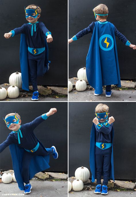 Looking for last minute, #nosew #Halloweencostumes We got you covered! Check out this adorable #superhero costumes. @LiaGriffith.com Diy Superhero Costume, Superhero Costumes Kids, Olaf Costume, Diy Superhero, Snowman Costume, Handmade Halloween Costumes, Superhero Costumes, Kids Costumes Girls, Superhero Costume