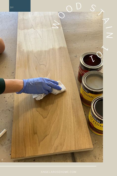 Perfect Stain Color, Minwax Stain Colors, Best Wood Stain, Minwax Wood Stain, Diy Wood Desk, Weathered Oak Stain, Angela Rose, Special Walnut Stain, Natural Stain Wood