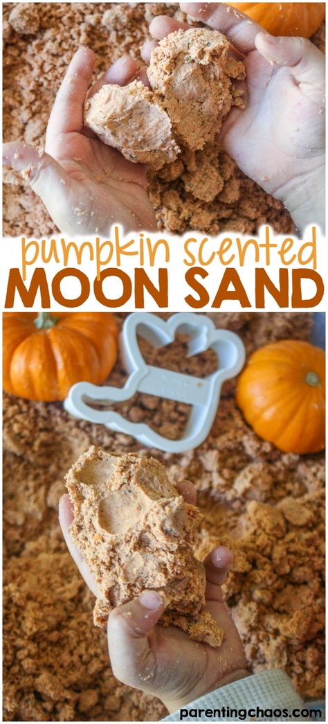 Pumpkin Unit, Pumpkin Moon, Moon Sand, Pumpkin Activities, Fall Preschool Activities, Fall Lessons, Pumpkin Scent, Party Girlande, Halloween Preschool