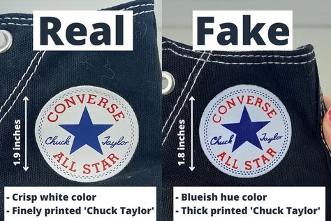 Fake Converse, Cute Converse Shoes, Converse Design, Converse Aesthetic, Fake Shoes, Custom Sneakers Diy, Cute Converse, Survival Skills Life Hacks, Spot The Difference