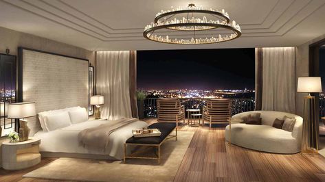 Giant Room Aesthetic, Big Rooms Luxury, Luxury Guest Bedroom Ideas, Big Bedroom Luxury Master Suite, Big Bedroom Ideas Luxury, Fancy Hotel Room Luxury, Big Hotel Room, Huge Bedroom Luxury Master Suite, Bedrooms Mansion