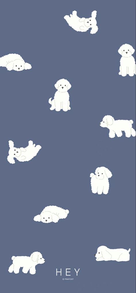 Dog Wallpaper Iphone, Paw Wallpaper, 강아지 그림, Whatsapp Wallpaper, 자수 디자인, Dog Wallpaper, Backgrounds Phone Wallpapers, Dog Illustration, Cute Patterns Wallpaper