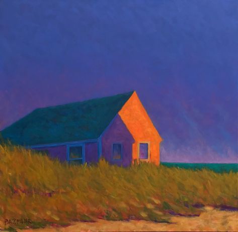 Peter Batchelder, Miniature Landscape Painting, Neat Drawings, Lovely Paintings, House Paintings, Watercolor Barns, Disney Paintings, Miniature Paintings, Sea Side