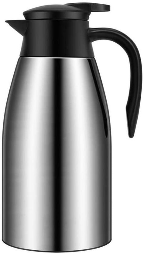 AmazonSmile: 68oz Coffee Carafe Airpot Insulated Coffee Thermos Urn Stainless Steel Vacuum Thermal Pot Flask for Coffee, Hot Water, Tea, Hot Beverage - Keep 12 Hours Hot, 24 Hours Cold: Kitchen & Dining Tea Flask, Coffee Flask, Coffee Thermos, Coffee Carafe, Thermos Flask, Tea Milk, Stainless Steal, Brewing Tea, Cold Beverages