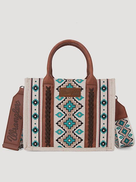 Wrangler Tote Bag, Western Christmas Gifts For Women, Western Gift Basket Ideas, Wersten Clothes, Wrangler Bag, Wrangler Purse, Western Gift Ideas, Western Brands, Southwest Pattern