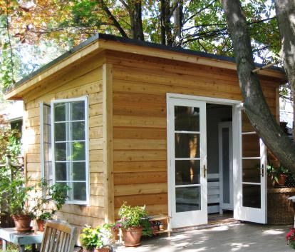 Studio Backyard, Office Shed, Pool Cabanas, Shed Office, Living Pool, Backyard Storage Sheds, Art Shed, Cheap Sheds, Studio Shed