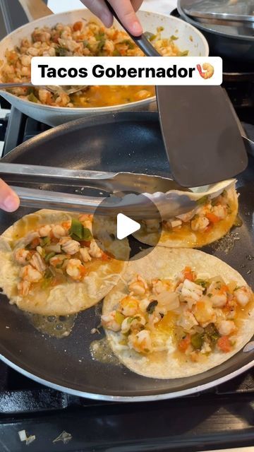 Tacos Al Gobernador Shrimp, Gobernador Shrimp Tacos, How To Make Shrimp Tacos, Best Shrimp Tacos, Tacos Gobernador, Shrimp Tacos Recipe, Shrimp Tacos Easy, How To Make Shrimp, Mexican Shrimp