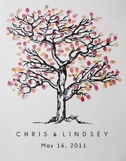 Ceremony & Reception - Our Wedding by the Sea Thumbprint Guest Books, Fun Guest Book, Thumbprint Tree, Guest Book Tree, Fingerprint Tree, Thumb Prints, Wedding Book, Tree Print, Wedding Guest Book