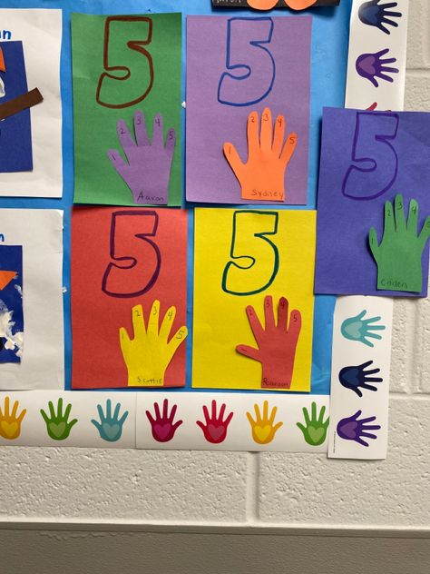 Number 5 Preschool Crafts, Number One Crafts For Toddlers, Number 5 Crafts For Toddlers, Number 5 Activities For Toddlers, Number 5 Preschool Activities, Number 5 Crafts For Preschoolers, Number 3 Crafts For Toddlers, Number 5 Activity, Number 5 Activities