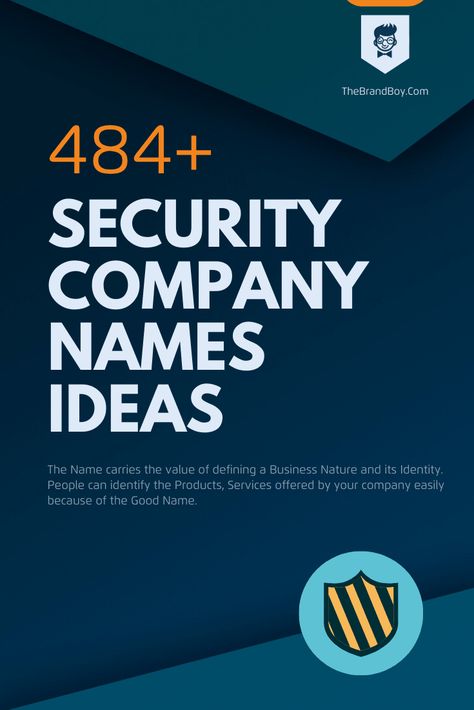 471+ Catchy Security Company Names Ideas Catchy Company Names, Names For Companies, Unique Company Names, Creative Company Names, Catchy Business Name Ideas, Company Names Ideas, Security Guard Companies, Unique Business Names, Group Names Ideas