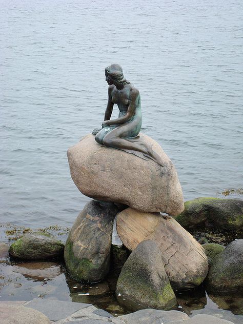 The famous Little Mermaid statue in Copenhagen harbor, Denmark by Kurt Eddy on Flickr. Denmark Vacation, Mermaid Statue, Mermaid Statues, Denmark Travel, Mermaid Art, Copenhagen Denmark, A Rock, Little Mermaid, Scandinavia