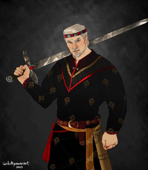 Maegor the Cruel (art trade) by chillyravenart on DeviantArt Targaryen Aesthetic Quotes, Maegor The Cruel, Maegor Targaryen, Targaryen Fanart, Rhaegar And Lyanna, Game Of Thrones Artwork, Here Be Dragons, Targaryen Art, Asoiaf Art