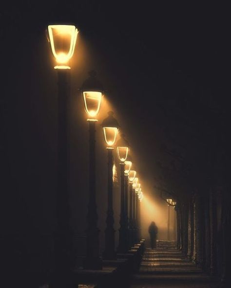 Dark Room Photography, Iphone Wallpaper Lights, Artistic Lighting, Dark Street, Wallpaper Earth, Street Lamp, 19 Days, Dark Photography, Night Aesthetic