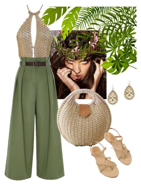 "Like Amazonian outfit -  for the hot jungle summer" by mesar79 ❤ liked on Polyvore featuring River Island and Sparkling Sage Jungle Theme Outfit Women Party Ideas, Jungle Themed Outfits Women, Jungle Vibes Outfit, Forest Party Outfit, Jungle Inspired Outfit, Welcome To The Jungle Theme Outfit, Summer Theme Outfit, Jungle Theme Outfit Women, Safari Theme Outfit