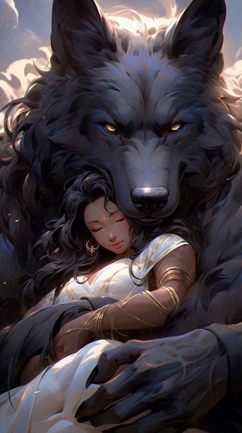 Alpha Werewolf Fantasy Art, Werewolf Love Human, Werewolf And Girl, Anime Werewolf, Wolf Monster, Alpha Werewolf, Werewolf Aesthetic, Wolves And Women, Werewolf Art