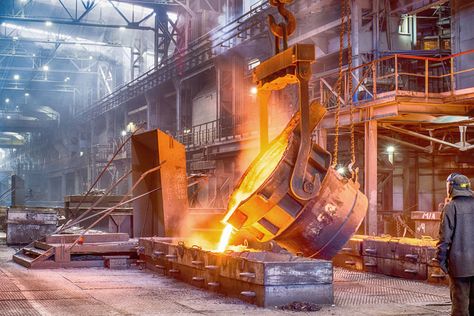 Iron And Steel Industry, Blast Furnace, Steel Mill, Industrial Factory, Oil Refinery, Sand Casting, Heavy Machinery, 3d Modelling, Environment Design