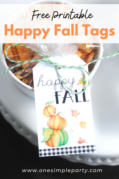 Free Fall Gift Tag Printables, Free Printable Fall Treat Bag Toppers, Thankful Gift Tags Free Printables, Free Fall Tag Printables, Fall Treat Tags Free, Pumpkin Gift Tags Printable Free, Happy Fall Yall Free Printable Tags, Fall Thank You Tags Free Printable, Happy Fall Teacher Gifts